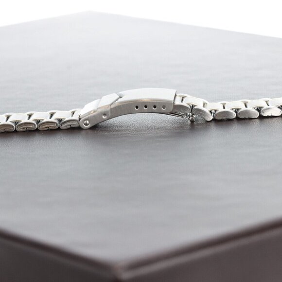 Hadley-Roma 20mm Men's Gold Plated & Steel Watch Bracelet/Band, MB5627T - Picture 4 of 4